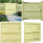 Vidaxl - portail de jardin bois de pin imprégné 100x100 cm - portail de jardin - portillon bois - clôture ... Vidaxl - portail de jardin bois de pin imprégné 100x100 cm - portail de jardin - portillon bois - clôture ...