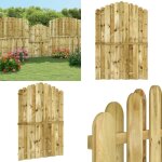 Vidaxl - portail de jardin bois de pin imprégné 100x150 cm - portail de jardin - portillon bois - clôture ... Vidaxl - portail de jardin bois de pin imprégné 100x150 cm - portail de jardin - portillon bois - clôture ...