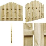 Portail de jardin bois de pin imprégné 100x75 cm - portail de jardin - portillon bois - clôture bois ... Portail de jardin bois de pin imprégné 100x75 cm - portail de jardin - portillon bois - clôture bois ...