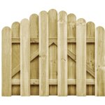 Portail de jardin bois de pin impr�gn� 100x75 cm vidaxl