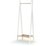 Les tendances - at4 - porte vtement enfant essentiel en bois - 30 x 50 x 130 cm