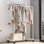 Unho - portant  vtements  roulettes penderie vtements solide pour chambre adulte porte manteaux profession ...