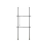 Portant vtement tlescopique pour dressing sur mesure herkules basic wenko 2 tringles 1 crochet solution ...