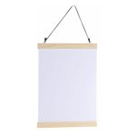 Porte affiche en bois 'magn�tique a4' naturel