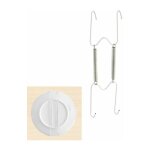 Porte - assiettes � ressort pour assiettes de � 13 � 18 cm.
