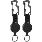 Porte - badge avec bobine rtractable, porte - badge d'identification en plastique rigide, durable, rtractabl ...