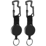 Porte - badge avec bobine r�tractable, porte - badge d'identification en plastique rigide, durable, r�tractabl ...