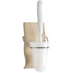 Olfa - porte balai 'imitation bois clair' crme 15. 5x40 cm