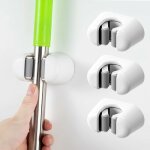 Porte balai mural 4 pcs - support de vadrouille / support mural pour balai, organisateur de fournitures ...