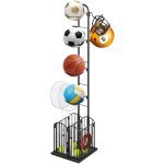 Porte ballon basket, organiseur de basket - ball, rangement de mat�riel de sport pour garage, organisateur ...
