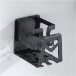 Porte - brosse � dents en acier inoxydable, porte - brosse � dents de salle de bain sans poin�on