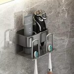 Porte brosse � dents mural sans per�age, support de brosse � dents �lectrique, porte brosse � dents adh�sif ...