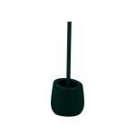 Porte brosse wc c�ramique badi vert, brosse wc silicone noire avec t�te de brosse wc en silicone � de ...