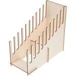 Porte - cartes de visite en bois : pr�sentoir de bureau en bois pour cartes,