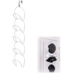 Porte - chapeaux anneaux m�tal porte - casquettes multicouche porte - manteaux mont� sur porte avec 1 ...