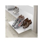 Porte - chaussures fixe lot de 6 unit�s ? acier chrom� ? dimensions 430mm x 100mm x 300mm ? pour rangement ...