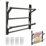 Porte chaussures mural, range chaussures mural gain de place, support 2 chaussures en aluminium a�ronautique ...