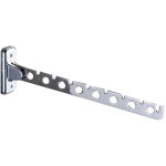Porte cintre mural, lot de1etendoir mural rabattable en acier inoxydable sechoir linge mural rabattable ...