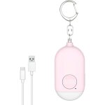 Porte - cl�s d'alarme personnelle de s�curit� sonore, portable 1pcs 130db night lighting alarme anti ...