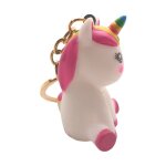 Porte cls licorne sabot roses - 3 x 4. 5 cm