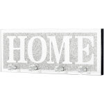 Porte cl murale argent design avec dcor diamants accroche petit avec 4 crochets cristal dans entre ...