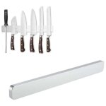 Porte couteaux aimant mural porte couteau en acier inoxydable porte couteau magnetique 40cm barre  ...