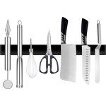 Porte - couteaux, barre à couteaux aimantée, acier inoxydable porte - couteaux magnétique pour support ... Porte - couteaux, barre à couteaux aimantée, acier inoxydable porte - couteaux magnétique pour support ...
