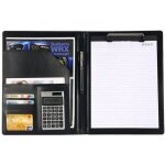 Porte - documents en cuir, porte - bloc - notes, classeur, presse - papiers en cuir pour conf�rence de ...