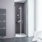 Schulte - portes de douche battantes, verre 5 mm transparent anticalcaire, profilé alu - argenté 90 x ... Schulte - portes de douche battantes, verre 5 mm transparent anticalcaire, profilé alu - argenté 90 x ...