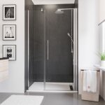 Porte de douche batttante, verre 5 mm anticalcaire, grande niche, style 2. 0 schulte profilé mural aspect ... Porte de douche batttante, verre 5 mm anticalcaire, grande niche, style 2. 0 schulte profilé mural aspect ...