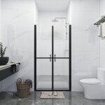 Porte de douche porte et paroi de douche - esg demi - d�poli (68 - 71)x190 cm bv391507 - bonnevie