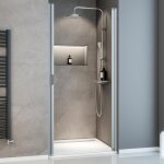 Schulte - porte de douche pivotante, 60 x 180 cm, verre transparent 5 mm sunny, profilé alu - argenté ... Schulte - porte de douche pivotante, 60 x 180 cm, verre transparent 5 mm sunny, profilé alu - argenté ...