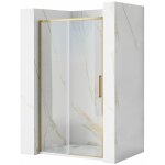 Rea - porte de douche rapid slide brush gold 110