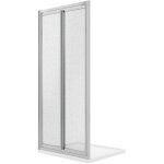 Idralite - paroi de douche portes saloon pivotantes battante verre opaque cabine niche h 185