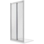 Idralite ? porte de douche saloon 70 cm ? 2 portes pivotantes ? verre opaque 4mm ? hauteur 198 cm ? ouverture ...