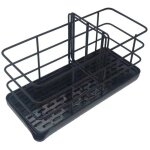 Porte - ponge en acier inoxydable 304, vier de cuisine multifonctionnel, gestionnaire d'vier, vier ...