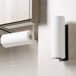 Porte essuie tout auto - adh�sif supports pour papier essuie - tout en d�rouleur porte rouleau de cuisine ...