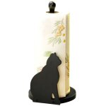 Porte essuie tout, porte sopalin, vertical, design chat, pour tous les rouleaux d'essuie tout de taille ...