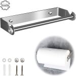 Porte essuie - tout support pour porte papier cuisine essuie tout en acier inoxydable distributeur d�rouleur ...