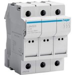 Porte - fusible hager 32a 3p 400v l38 3 modules 10x38 lsn503 Porte - fusible hager 32a 3p 400v l38 3 modules 10x38 lsn503