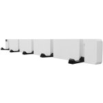 Home deluxe - portemanteau hook avec crochets et aimants couleur : blanc, quantit� : 5x crochets