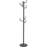 Idimex - porte - manteaux mila, en métal laqué gris Idimex - porte - manteaux mila, en métal laqué gris