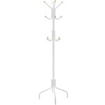 Songmics - porte - manteau sur pieds, avec 12 crochets, 4 pieds, pour manteaux, chapeaux, sacs, pour ...