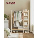 Vasagle - porte - manteau sur pieds, meuble chaussure entre, vestiaire, avec 5 tagress de rangement, ...