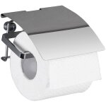 Wenko porte papier toilette premium, d�rouleur papier toilette mural, acier inox, 12, 5x9x13 cm, brillant ...