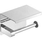 Porte papier toilette, auto - adhesif porte rouleau papier wc, support papier wc, porte papier toilette ...