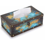 Porte - papier toilette couverture de bo�te � mouchoirs en bois rectangulaire r�tro, porte - serviettes ...