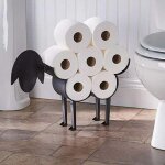 Porte - papier toilette decoratif forme de mouton rangement des rouleaux de papier, des mouchoirs, des ...
