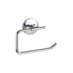 Porte papier toilette mural, d�rouleur papier toilette cuba, zinc, 13, 5x9, 5x4 cm, brillant - wenko