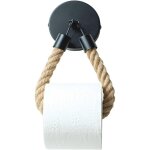 Porte - papier toilette, porte - serviette en corde de chanvre pour salle de bain et cuisine porte - ...